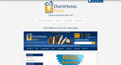 Desktop Screenshot of dayspringpens.com